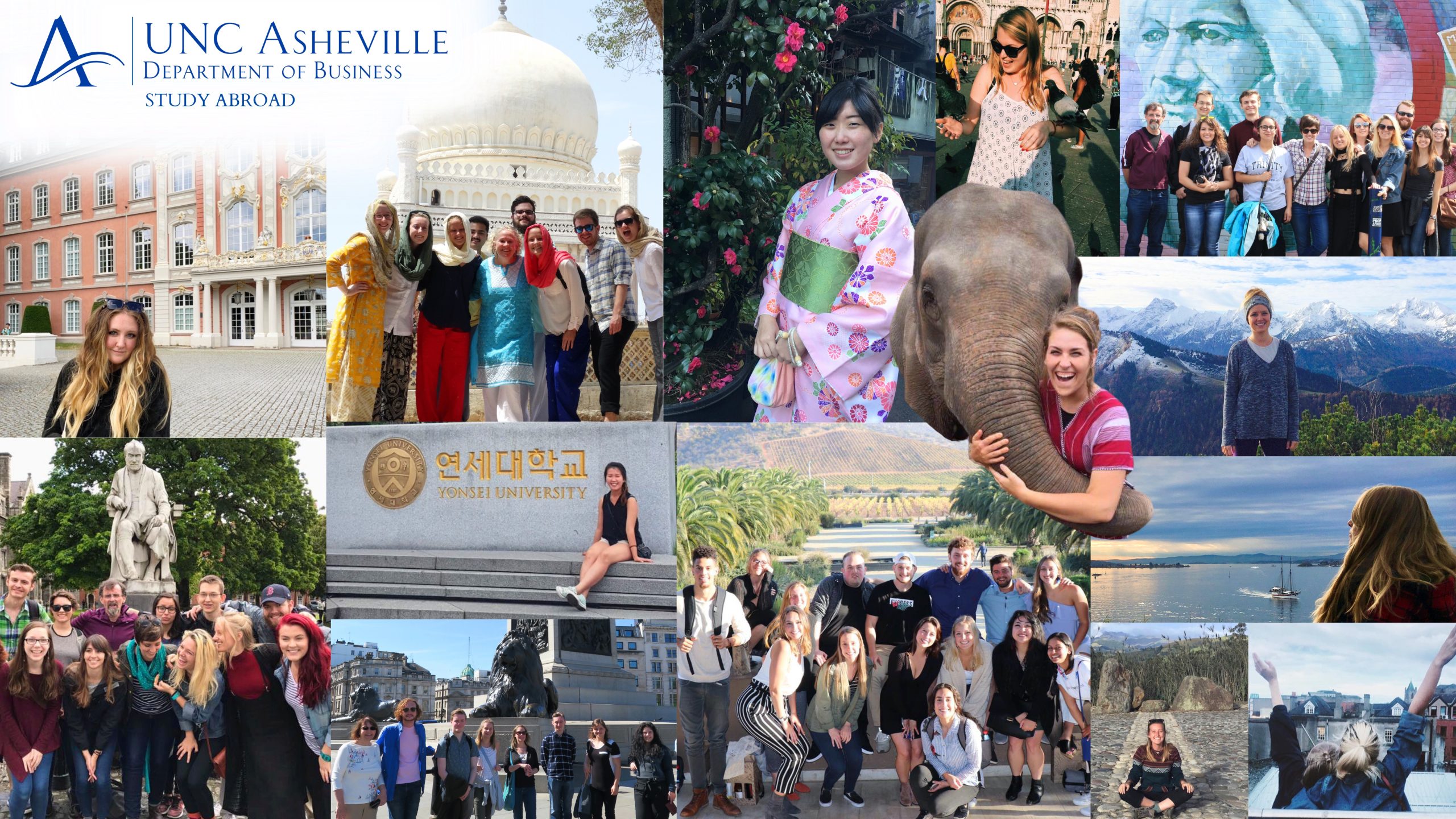 Business department study abroad collage